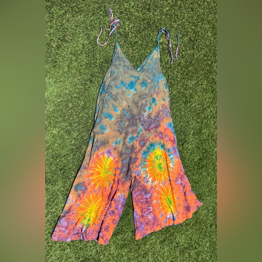 Colorful Tie-Dye womens One Piece